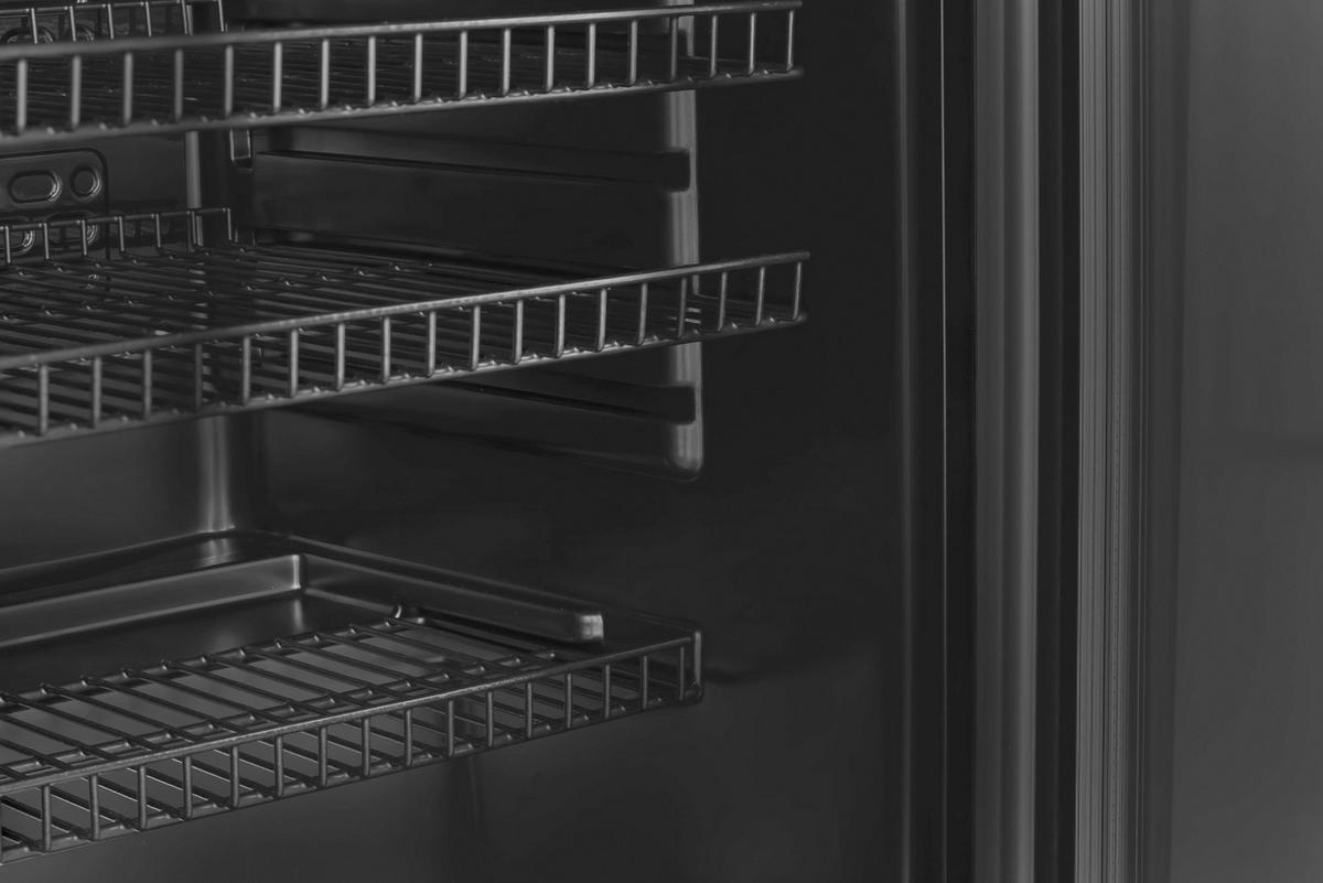 GETRÄNKEKÜHLSCHRANK 54,5/84/54 cm  - Schwarz, Basics, Glas/Metall (54,5/84/54cm) - Amica