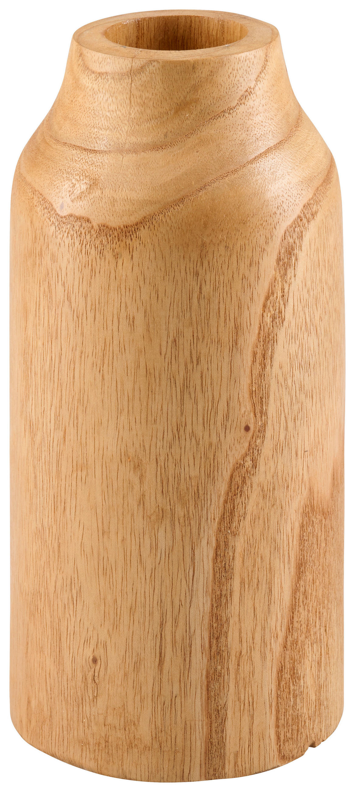 VÁZA, drevo, plast, 25 cm  - prírodná farba, Natur, drevo/plast (12/25cm) - Ambia Home