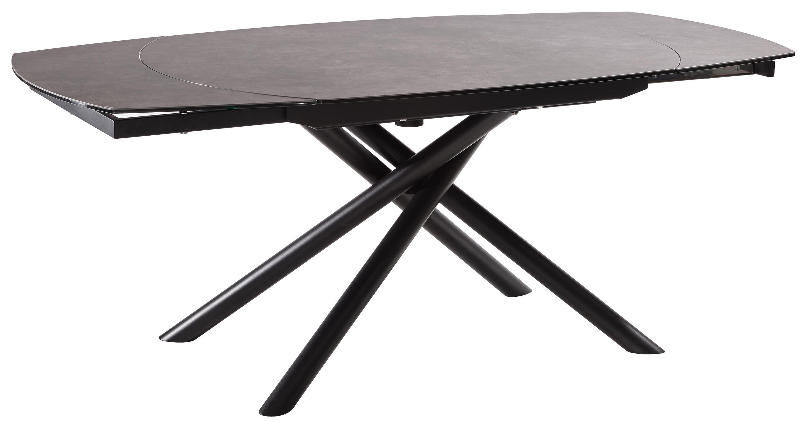 Esstisch Ausziehbar In Anthrazit Schwarz Shoppen