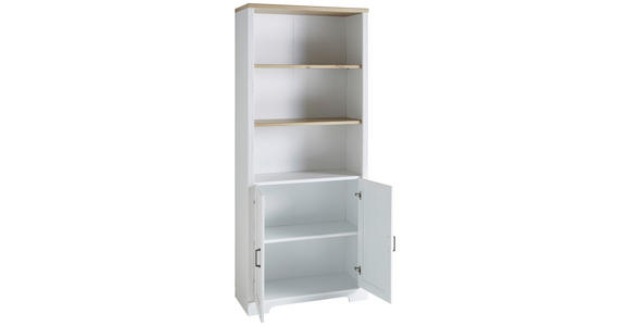 AKTENSCHRANK Pinienfarben, Eiche Artisan - Eiche Artisan/Pinienfarben, KONVENTIONELL, Holzwerkstoff (86/204/38cm) - Carryhome