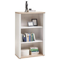 REGAL Eichefarben, Lärchefarben  - Eichefarben/Silberfarben, Design, Holzwerkstoff/Kunststoff (76/123/38cm) - MID.YOU