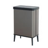 ABFALLEIMER 54 l  Kunststoff  - Grau, Basics, Kunststoff (26,5/68,7/43,5cm) - Curver
