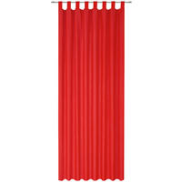 ZAVESA Z ZANKAMI  neprosojno   135/245 cm  - rdeča, Design, tekstil (135/245cm) - Boxxx