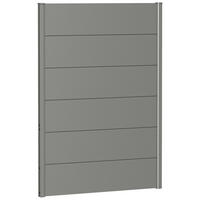 SICHTSCHUTZ  - Grau, Basics, Metall (96/137/4,4cm) - Biohort