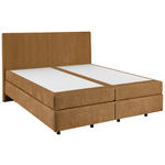 POLSTERBETT 200/200 cm,  in Gelb, Bettkasten, Lattenroste, Matratzen, H4 + H4 = sehr fest  - Gelb/Schwarz, Design, Holz/Holzwerkstoff (200/200cm) - Dieter Knoll
