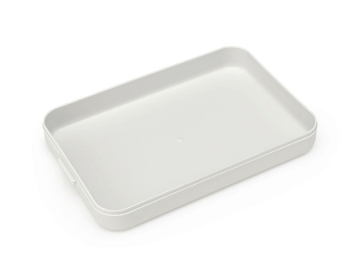 KRABIČKA NA OBĚD  - světle šedá, Basics, plast (25.5/3.7/16.6cm) - Brabantia
