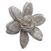 PRSTEN ZA SALVETE  10 cm   - srebrna, Osnovno, staklo/metal (10cm) - Ambia Home