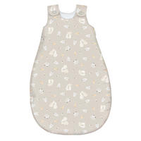 BABYSCHLAFSACKSET Igelchen    68/74   - Taupe/Weiß, Basics, Textil (68/74null) - Avelia
