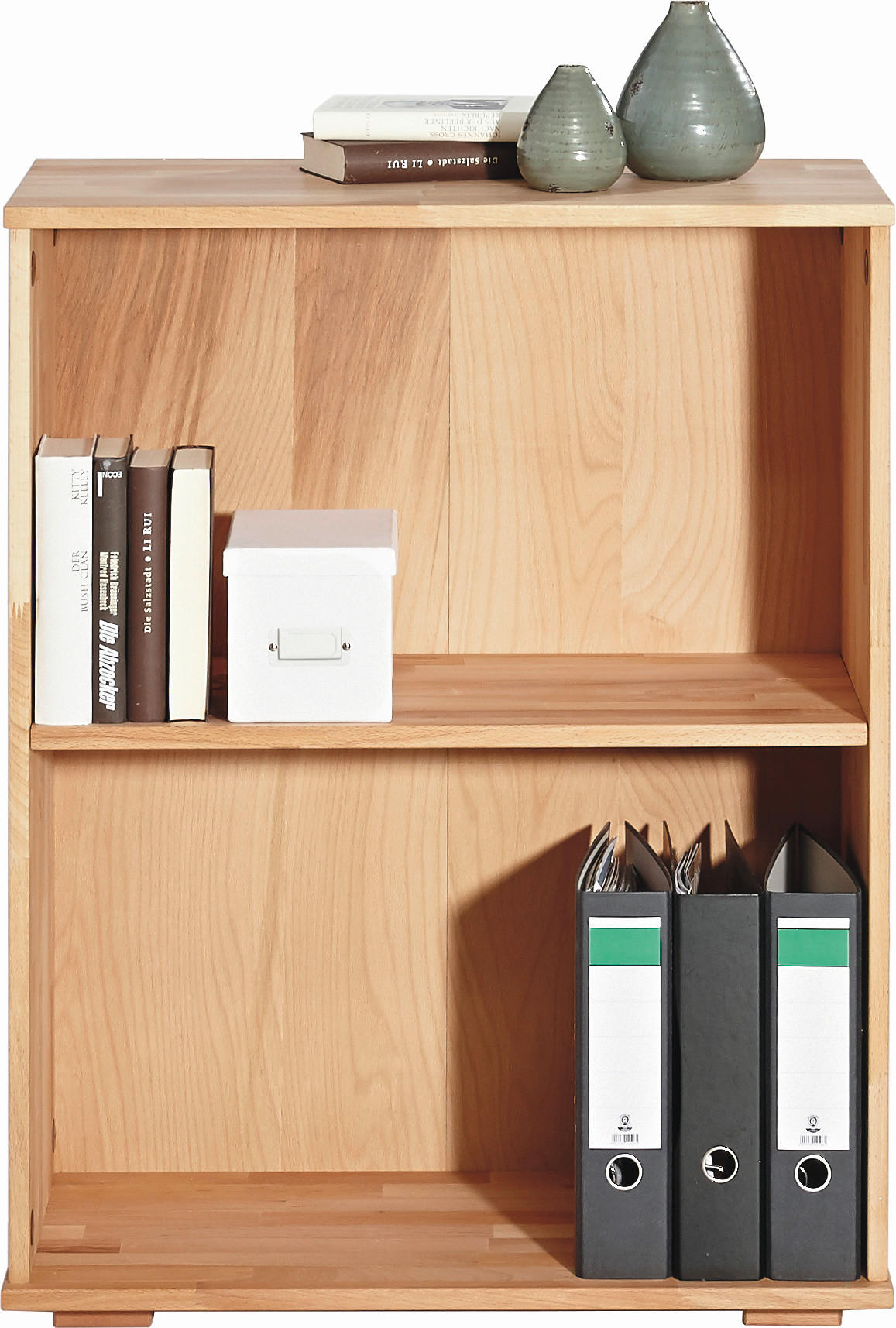 Carryhome Aktenregal Kernbuche 73x90x38 cm