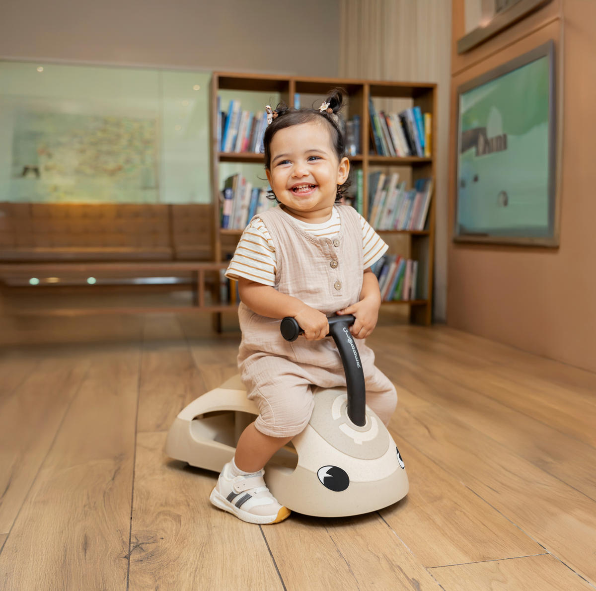 LAUFRAD WALK N' ROLL 2in1 ECO  - Perlmutt, Basics, Kunststoff (48,5/27/42cm) - GLOBBER