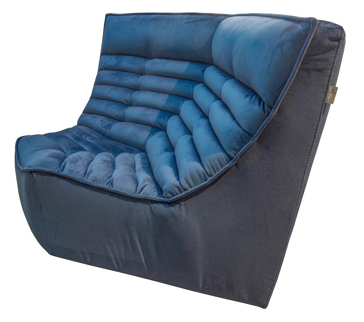 SEDEŽNI ELEMENT, svetlo modra  - svetlo modra, Design, tekstil - Calia Italia