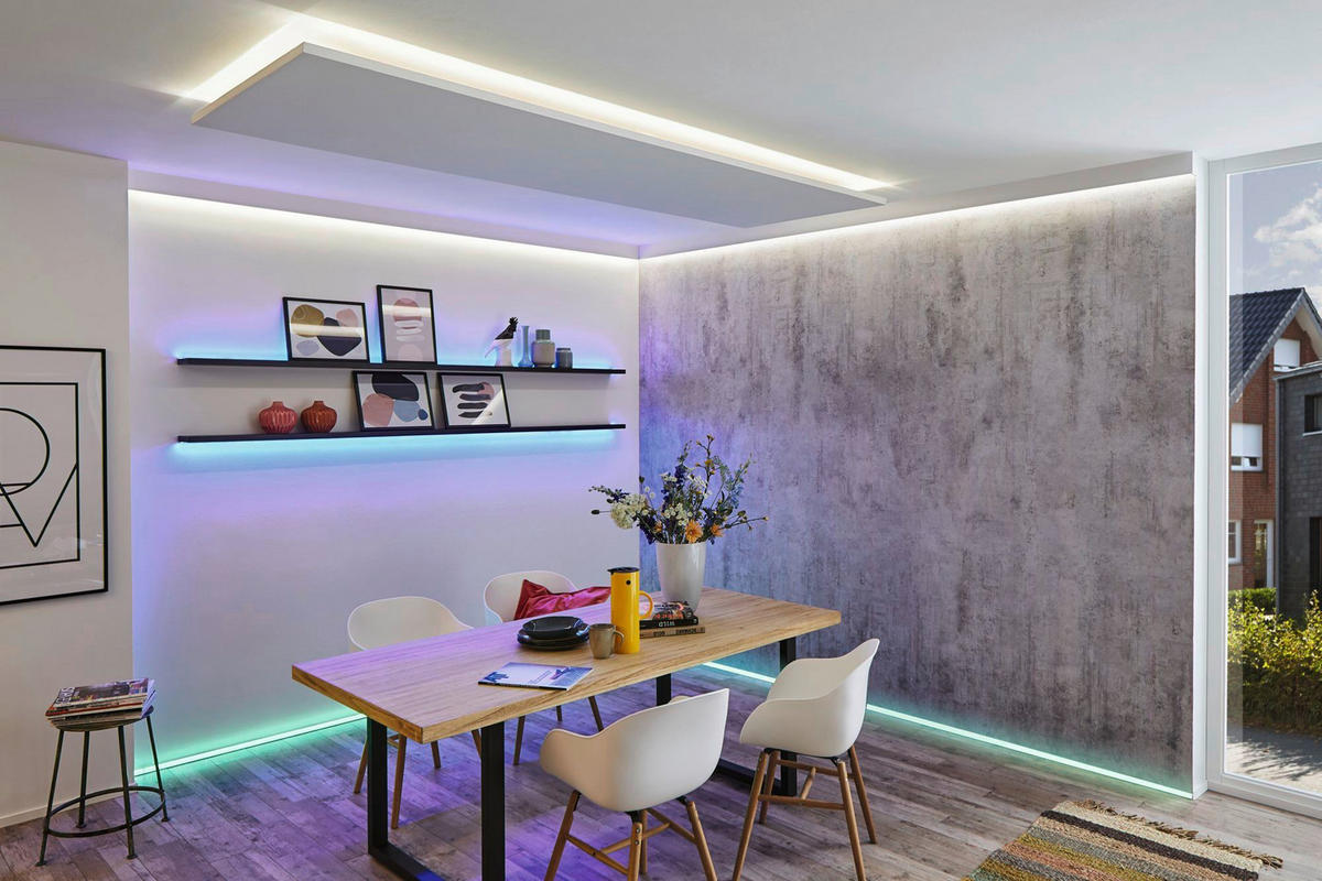 LED-STRIP   - Silberfarben, Basics, Kunststoff (100cm) - Paulmann
