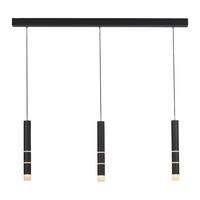 LED-HÄNGELEUCHTE Pure   - Schwarz, Design, Kunststoff/Metall (120/5cm) - Neuhaus PURE
