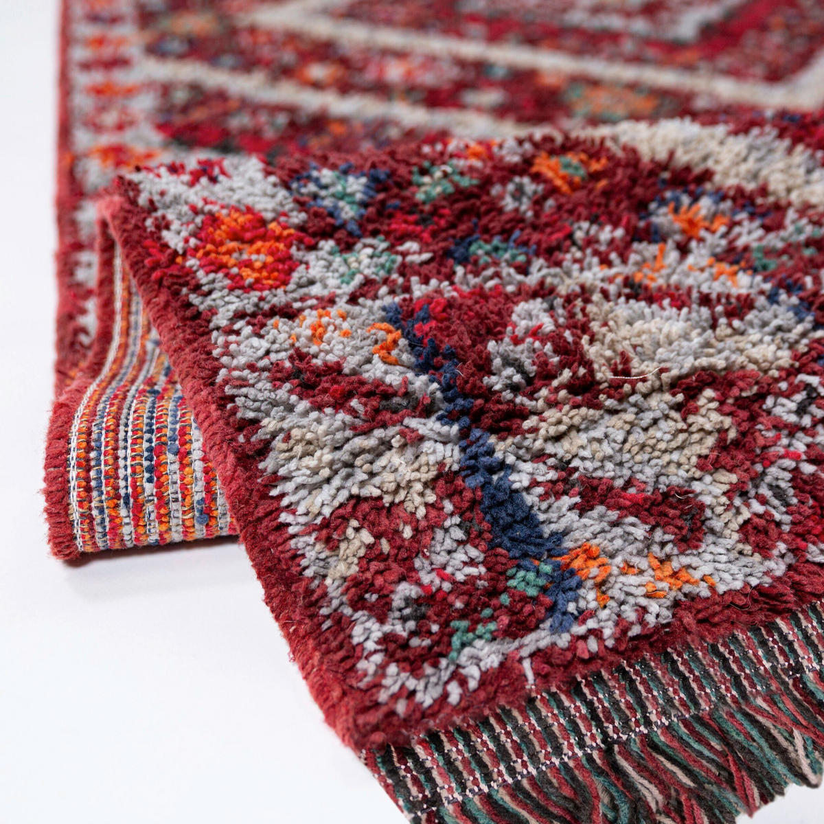 HOCHFLORTEPPICH 133/190 cm Rot rechteckig  - Rot, Basics, Kunststoff/Textil (133/190cm) - Flair Rugs