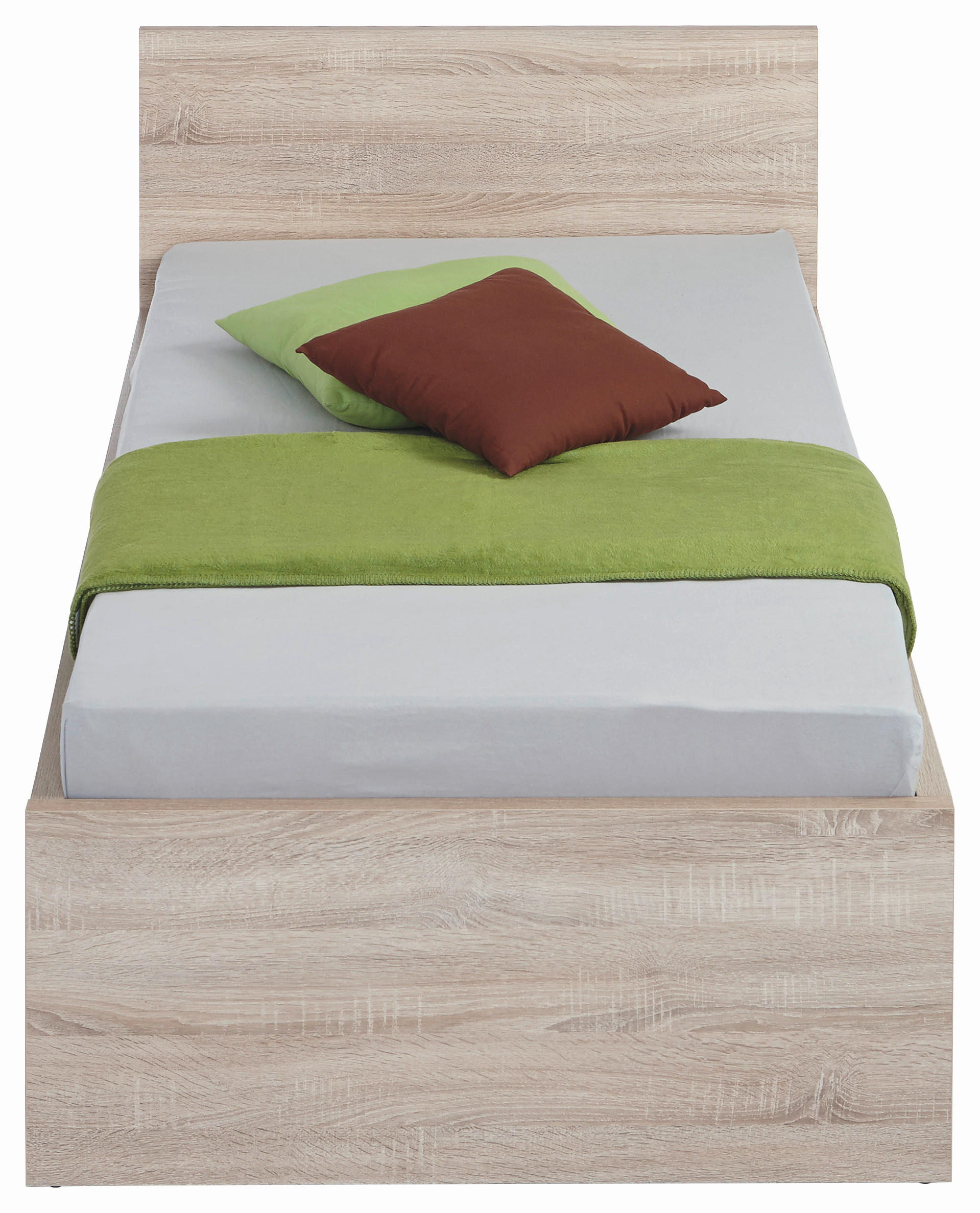 ÁGY 90/200 cm  Sonoma tölgy  - Sonoma tölgy, Konventionell, faalapú anyag (90/200cm) - Carryhome