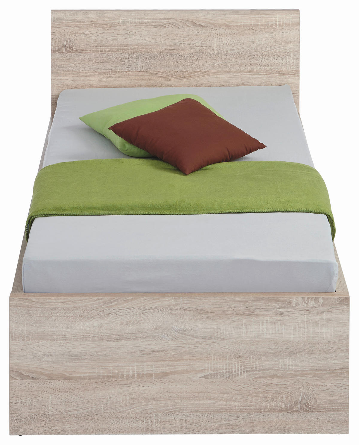 ÁGY 90/200 cm  Sonoma tölgy  - Sonoma tölgy, Konventionell, faalapú anyag (90/200cm) - Carryhome