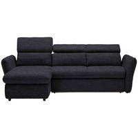 ECKSOFA in Mikrofaser Schwarz  172/240 cm  - Schwarz, Design, Kunststoff/Textil (172/240cm) - Stylife
