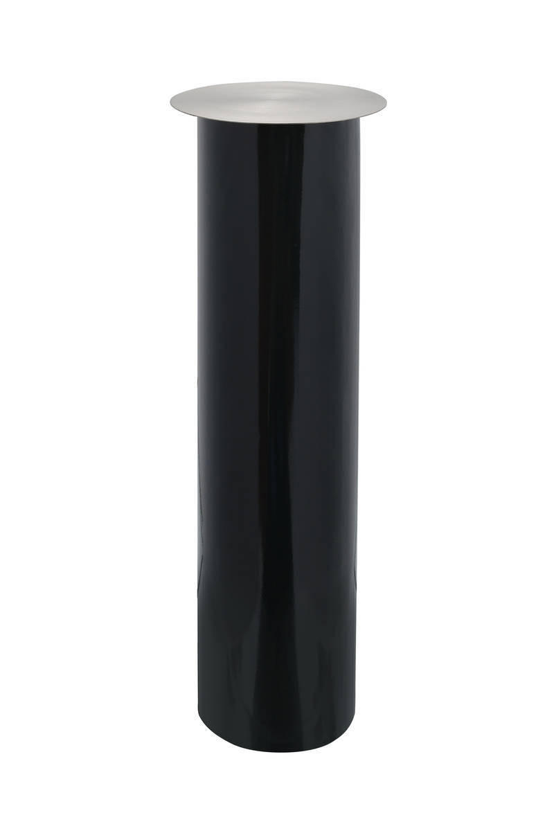 KERZENHALTER - Dunkelgrün/Silberfarben, Trend, Metall (20/70/20cm)