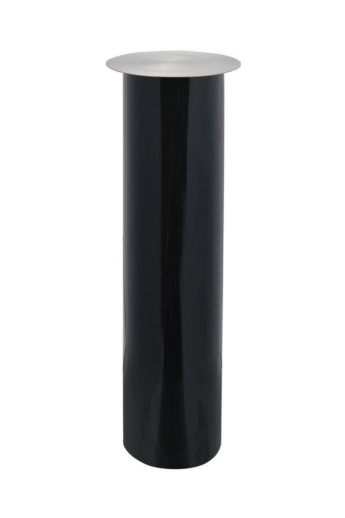 KERZENHALTER - Dunkelgrün/Silberfarben, Trend, Metall (20/70/20cm) - Kayoom