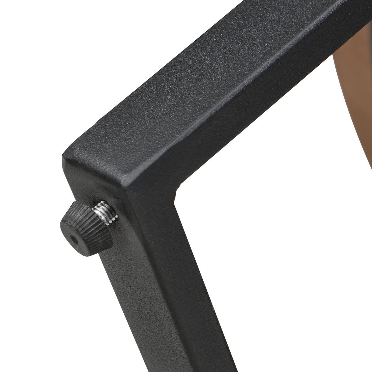 Măsuță De Cafea din material pe bază de lemn, 80/80/42 cm   - maro/negru, Design, metal/material pe bază de lemn (80/80/42cm) - MID.YOU