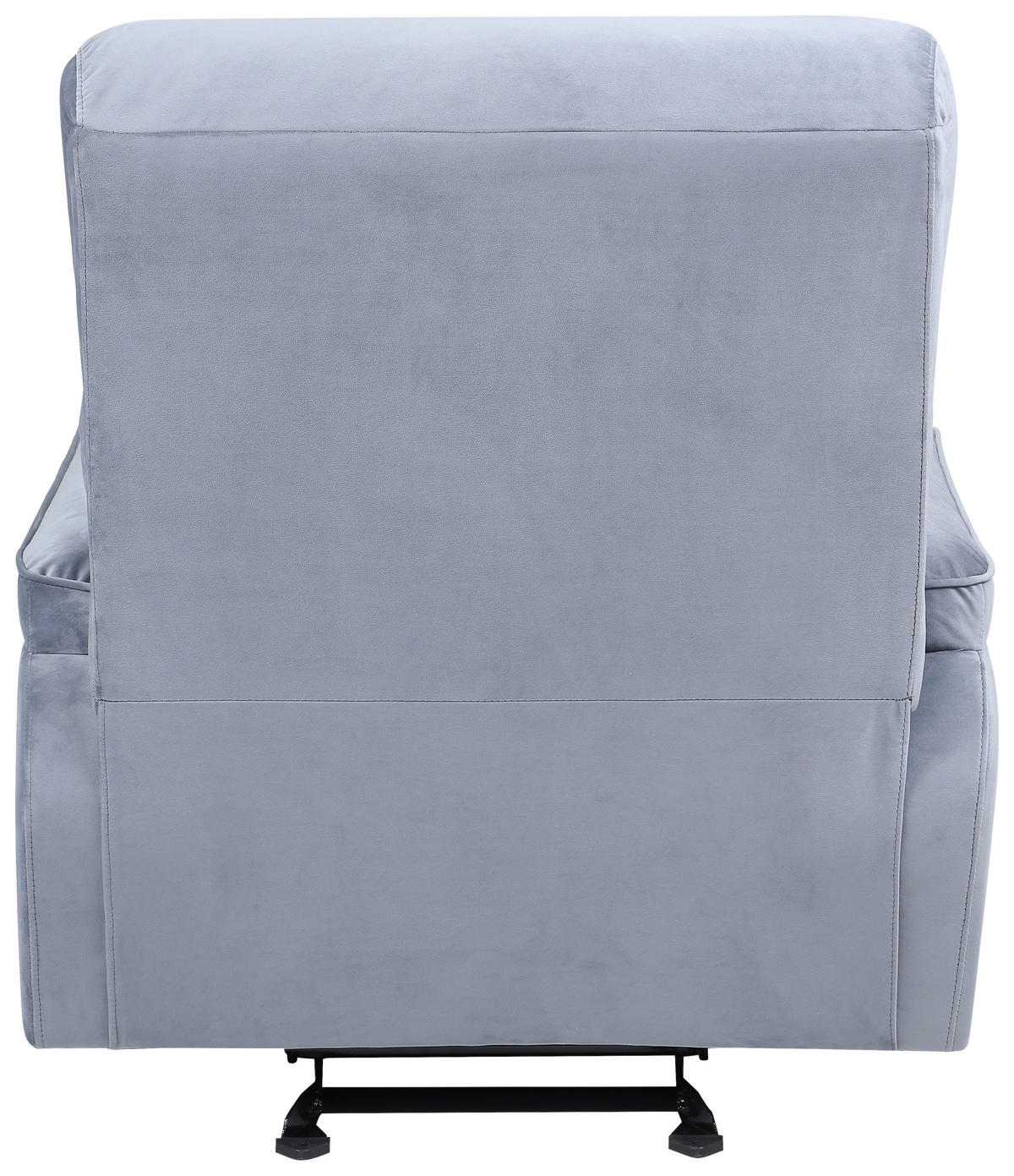 SCHAUKELSTUHL in Samt Blau  - Blau/Schwarz, MODERN, Textil/Metall (90/105/100cm) - MID.YOU