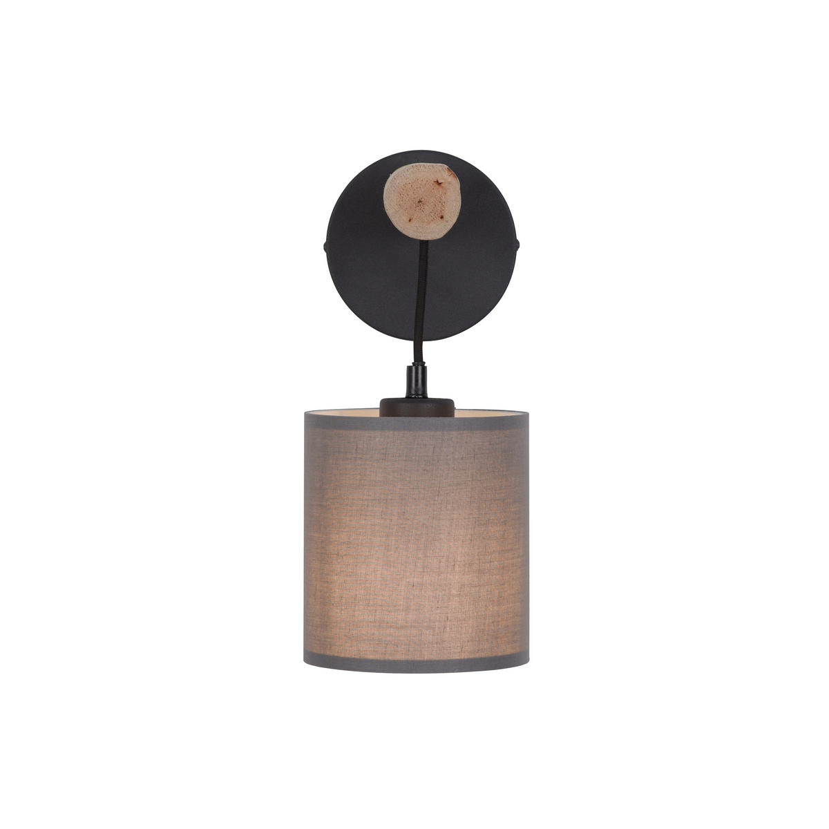 WANDLEUCHTE Tribu 21/13,5/29,5 cm   - Natur, Holz/Kunststoff (21/13,5/29,5cm)