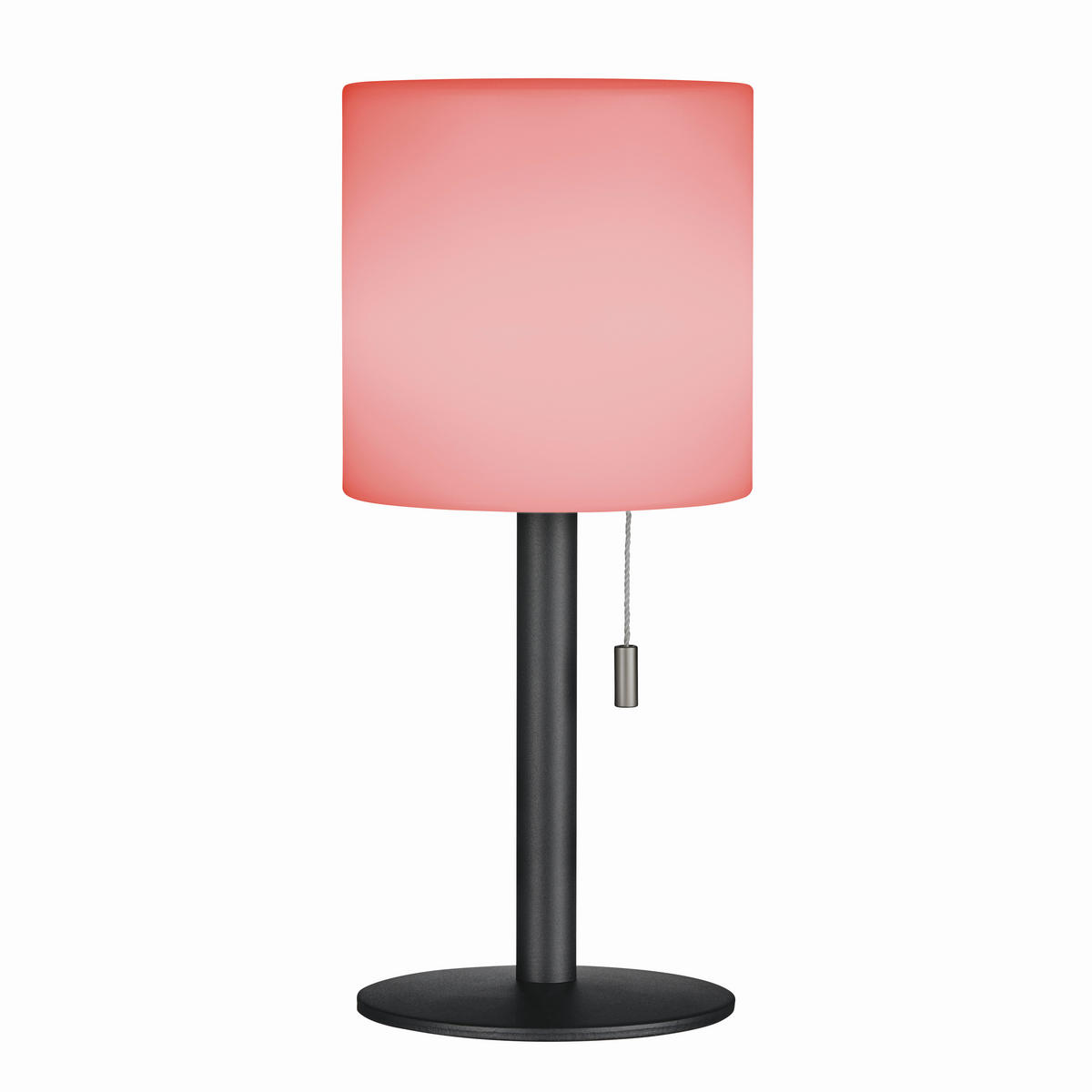 AKKUMULÁTOROS ASZTALI LÁMPA - antracit/fehér, Konventionell, műanyag/fém (13/30cm)