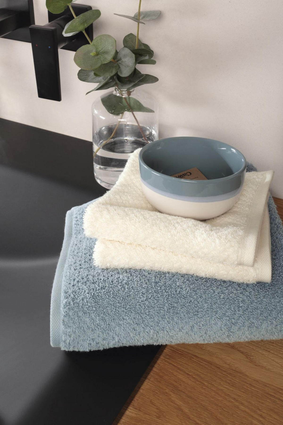GÄSTETUCH Blau 30/50 cm  - Blau, Basics, Textil (30/50cm) - Cawoe