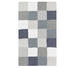 BADTEPPICH Anthrazit, Grau, Hellblau 60/105 cm - Anthrazit/Grau, Basics, Kunststoff/Textil (60/105cm) - KLEINE WOLKE