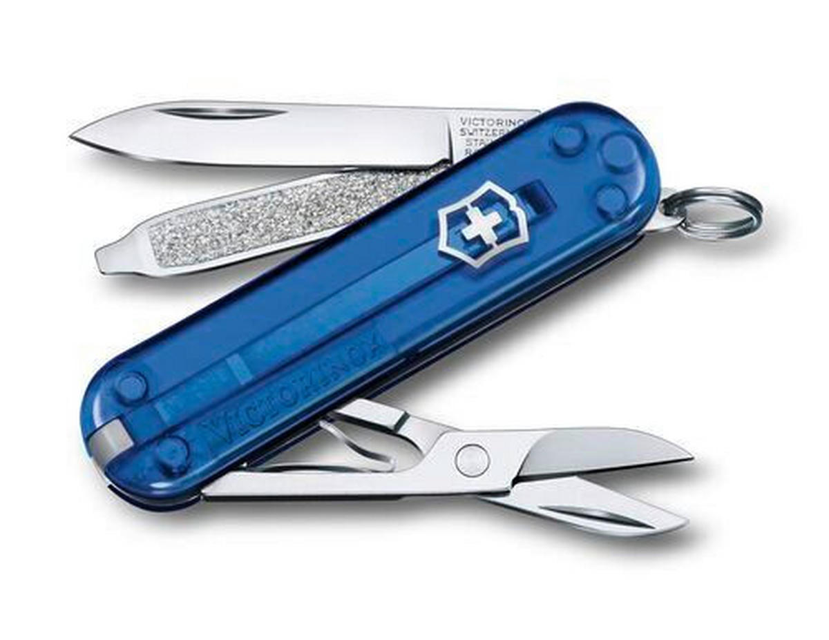 TASCHENMESSER 5.8/1.8/0,9 cm  - Blau, Basics, Metall (5.8/1.8/0,9cm) - Victorinox