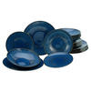 TAFELSERVICE Blau Sea Breeze Blue 18-teilig  - Blau, Basics, Keramik (43/40/37cm) - Creatable