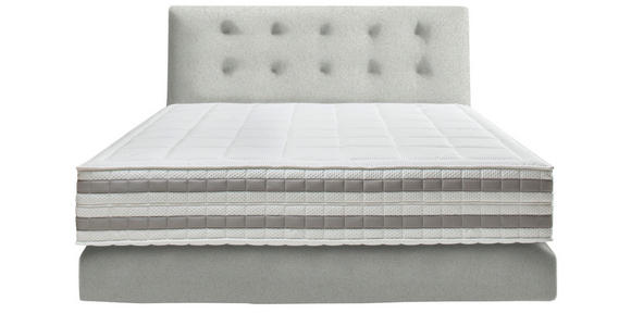 BOXSPRINGBETT 200/200 cm  in Naturfarben  - Naturfarben, KONVENTIONELL, Holz/Textil (200/200cm) - Dieter Knoll