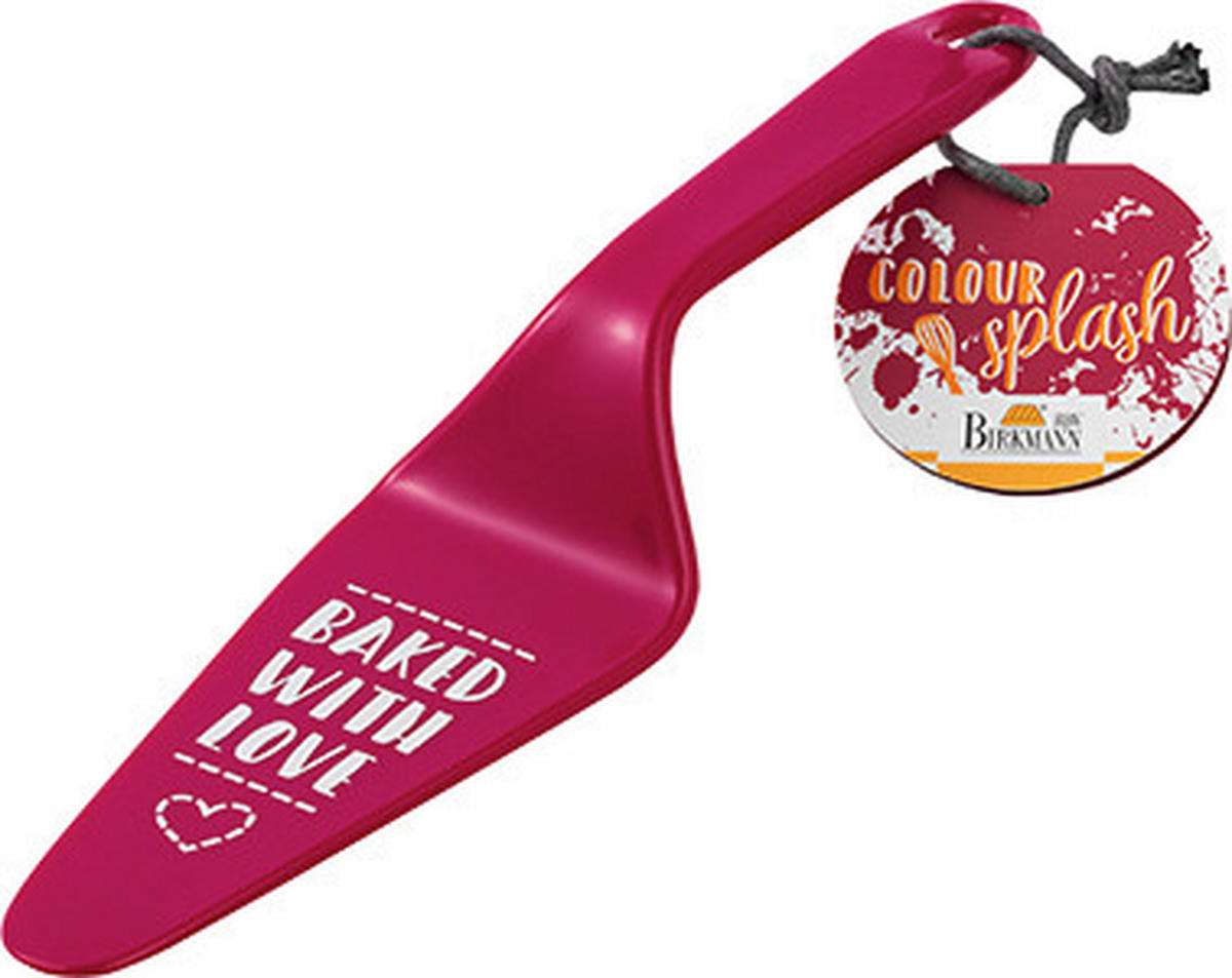 TORTENHEBER - Pink/Weiß, Basics, Kunststoff (6/16/1,5cm) - Birkmann