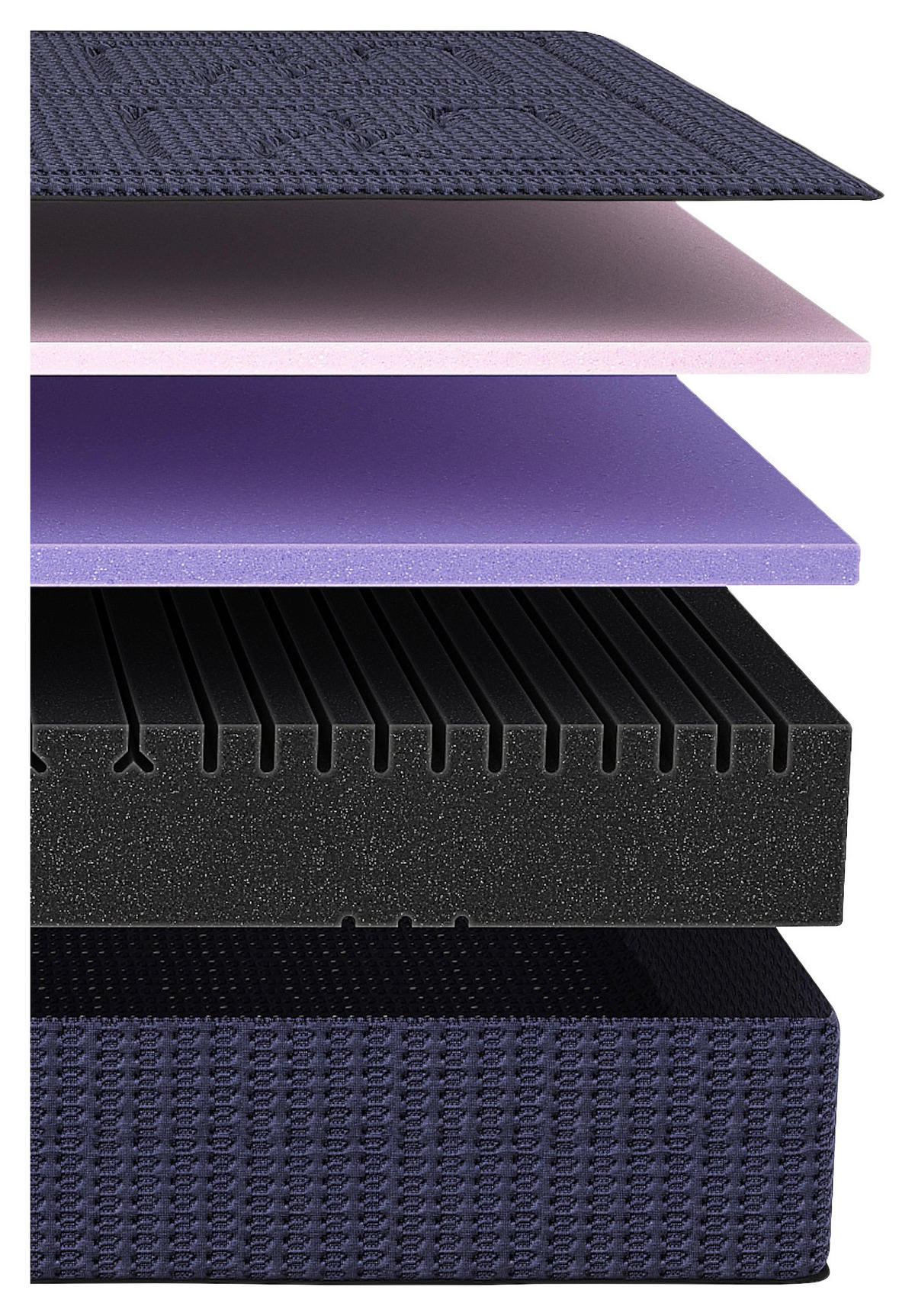 BOXSPRINGMATRATZE - Dunkelblau, Basics, Textil (80/200cm) - Livetastic