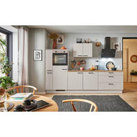 KÜCHENBLOCK PN 80 310 cm  in Eichefarben, Kaschmir  - Kaschmir/Eichefarben, Design, Holzwerkstoff/Metall (310cm) - Pino