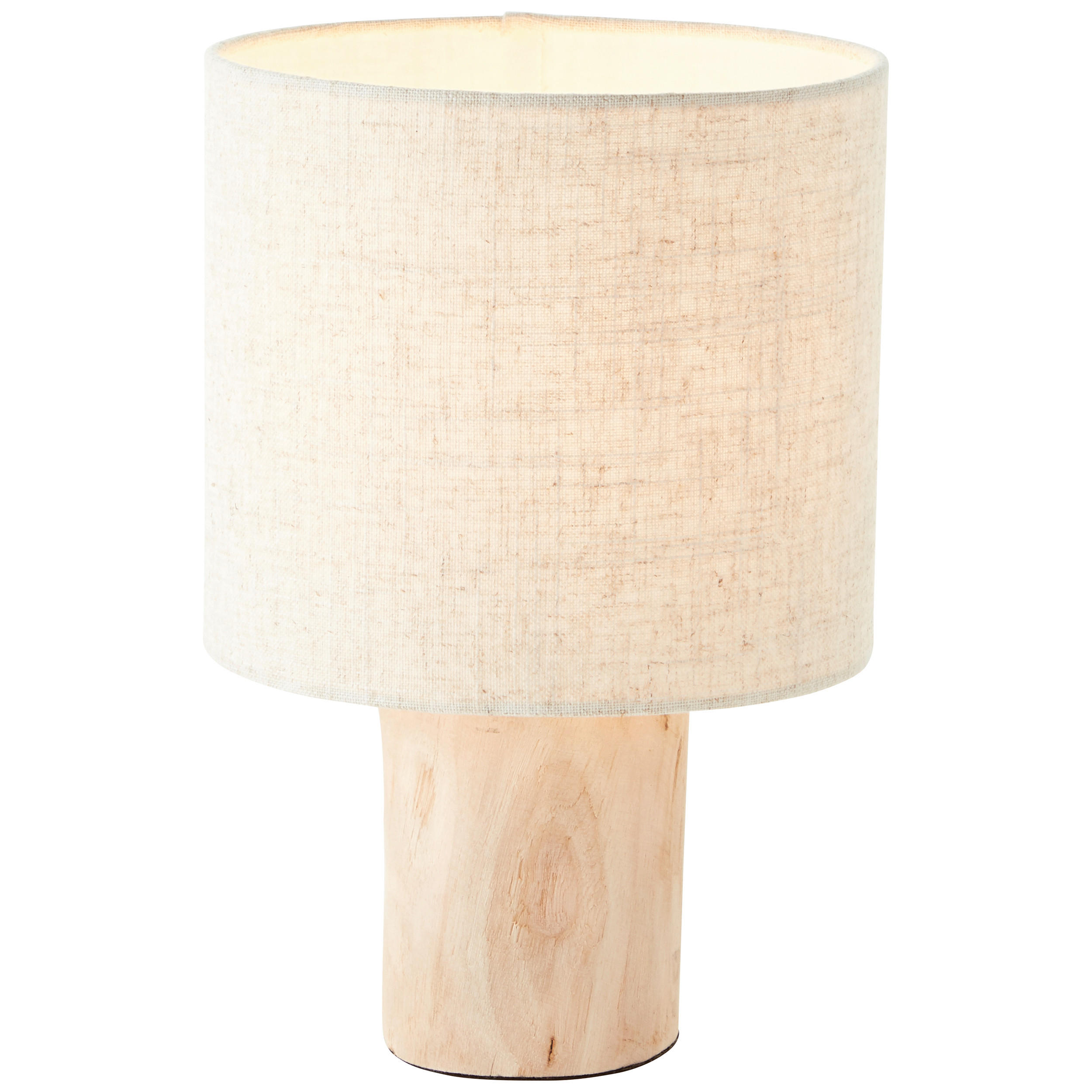 TISCHLEUCHTE Pia 20/30 cm   - Naturfarben, Natur, Holz/Textil (20/30cm) - Brilliant