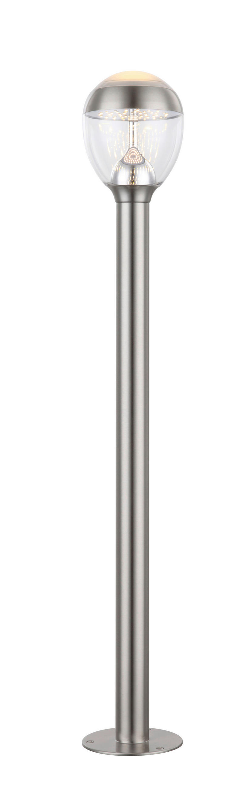 WEGELEUCHTE 15/99 cm   - Dunkelgrau, Design, Kunststoff/Metall (15/99cm) - Globo