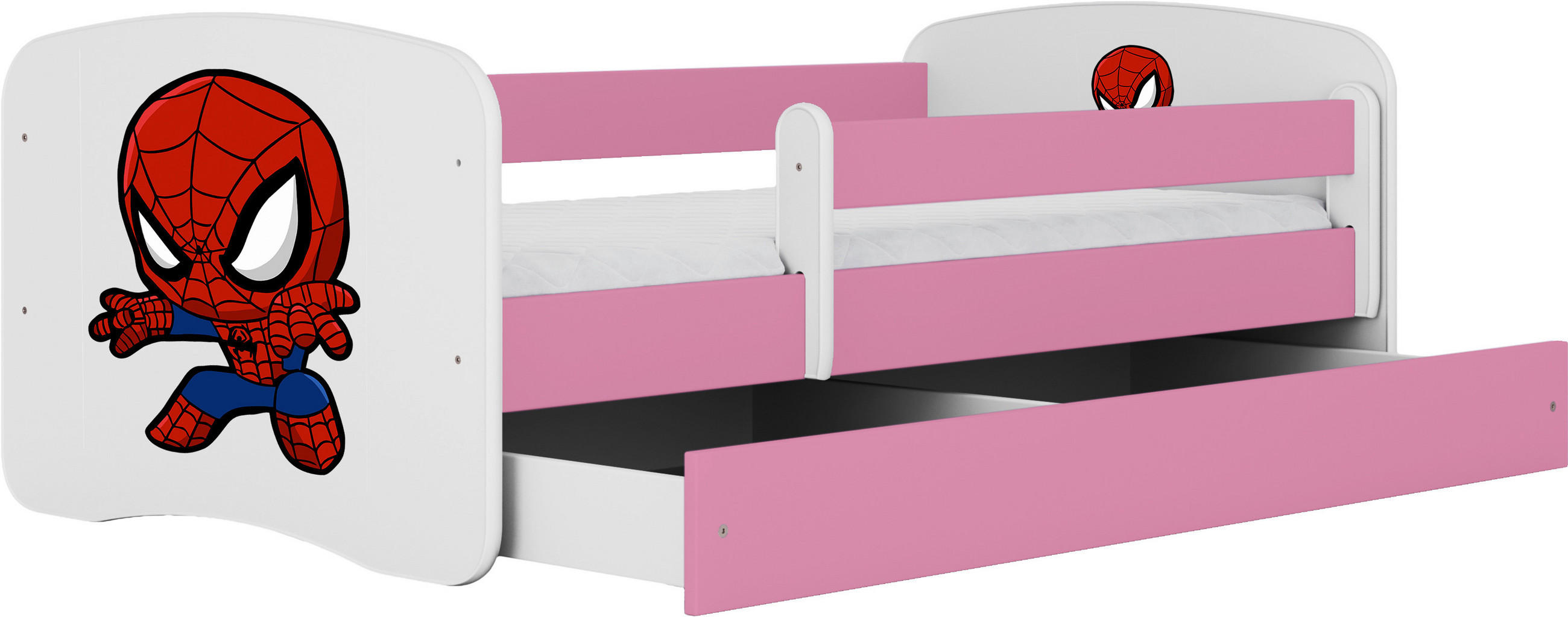 KINDER-/JUNIORBETT - Pink/Birkefarben, MODERN, Holz/Holzwerkstoff (80/160cm) - MID.YOU