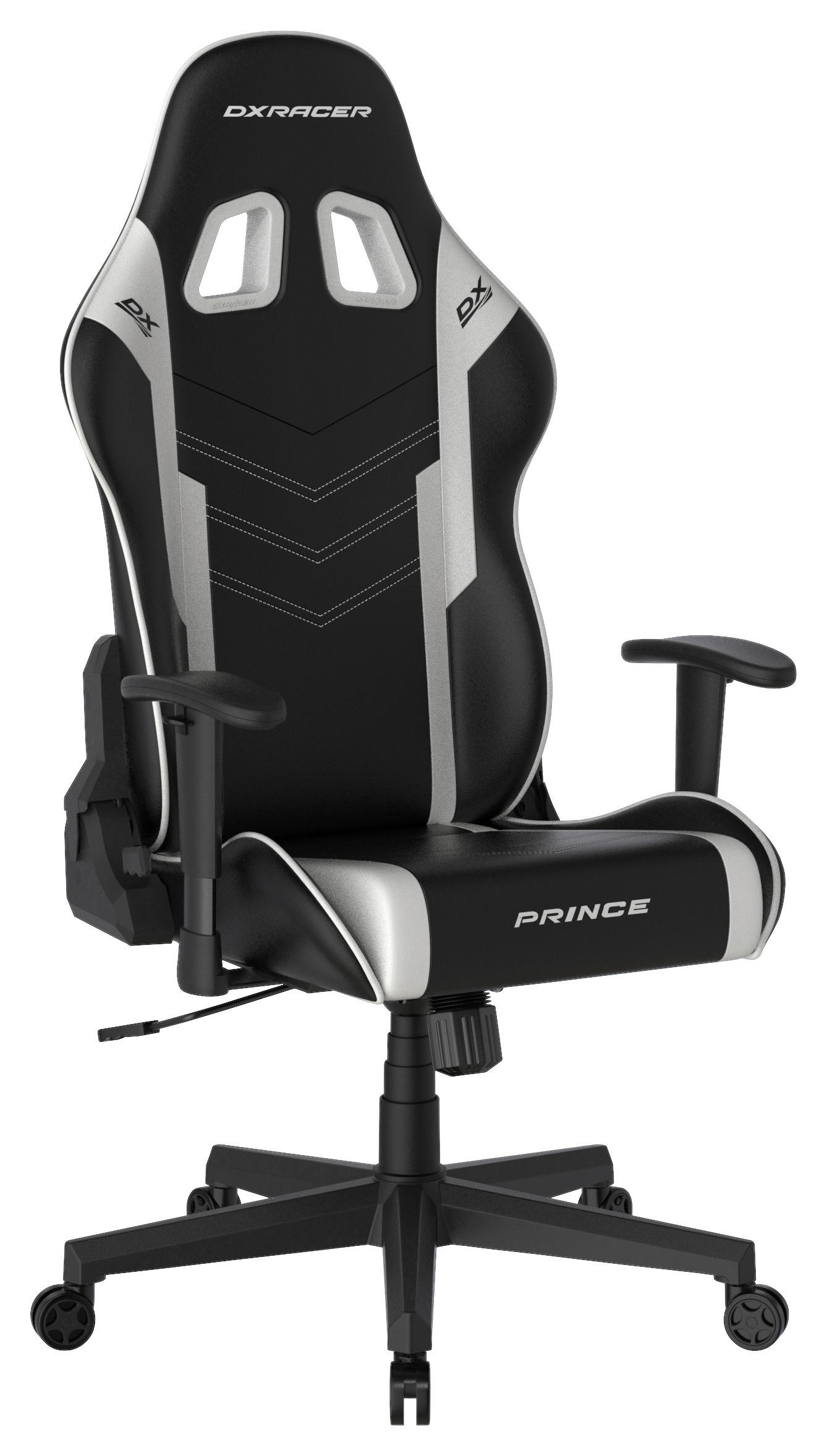 GAMINGSTUHL  in Schwarz, Weiß  - Schwarz/Weiß, MODERN, Kunststoff/Textil (67/126/67cm) - Dxracer