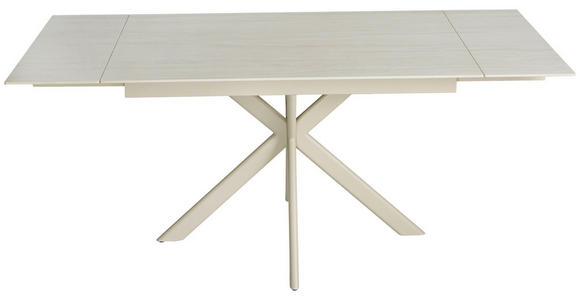 ESSTISCH Beige rechteckig  ausziehbar  - Beige, Design, Keramik/Metall (120-179/80/76cm) - Belluti