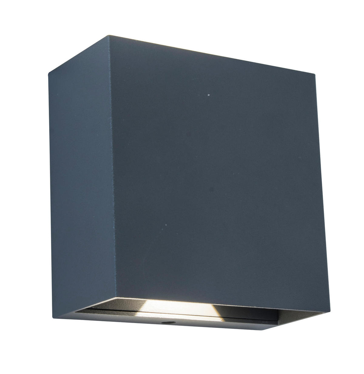 AUßENWANDLEUCHTE Gemini Beams 11/11/6 cm   - Anthrazit, Basics, Metall (11/11/6cm)