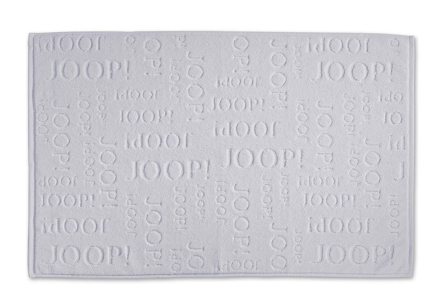 BADTEPPICH REPEAT Silberfarben, Hellgrau 65/115 cm  - Silberfarben/Hellgrau, Basics, Textil (65/115cm) - Joop!