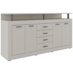 SIDEBOARD  in 195/88/38 cm  - Kaschmir/Anthrazit, Basics, Holzwerkstoff/Kunststoff (195/88/38cm) - Xora