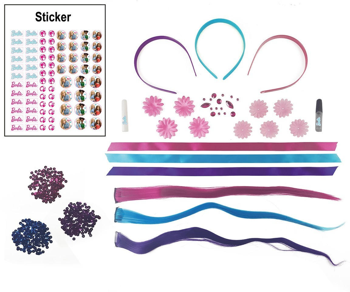 KINDER-STYLINGSET - Multicolor, Trend, Kunststoff/Textil (10/17/18cm)