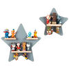 KINDERREGAL Grau  - Grau, MODERN, Holzwerkstoff (33/33/5cm) - MID.YOU