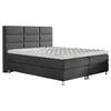 BOXBETT 160/200 cm  in Anthrazit  - Chromfarben/Anthrazit, KONVENTIONELL, Textil/Metall (160/200cm) - Carryhome