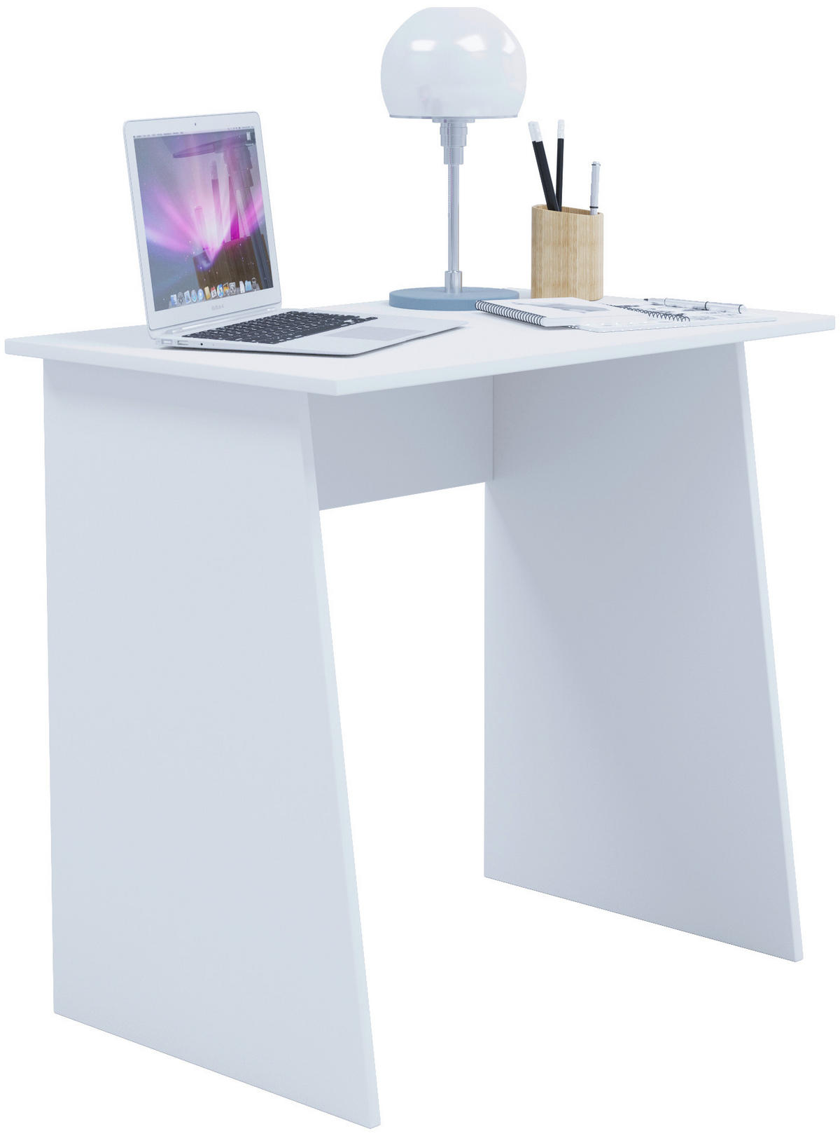 SCHREIBTISCH 80/50/74 cm  in Weiß  - Weiß, Basics, Holzwerkstoff (80/50/74cm) - MID.YOU