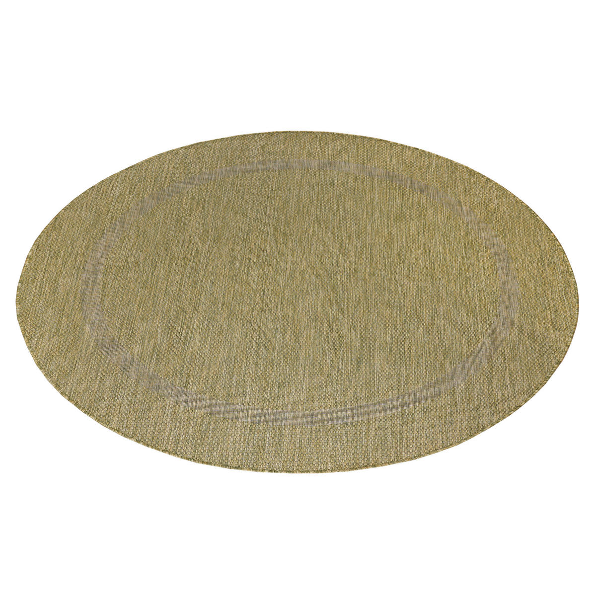 FLATVÄVD MATTA 120/120 cm Relax  - grön, Basics, textil (120/120cm) - Novel