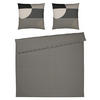 BETTWÄSCHE Dune Perkal 240/220 cm  - Schwarz/Grau, Basics, Textil (240/220cm) - Yes for bed