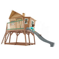 SPIELTURM 435/291/180 cm SPIELTURM MAX  - Braun/Naturfarben, KONVENTIONELL, Holz (435/291/180cm) - Ambia Garden